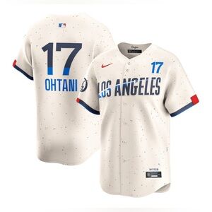 NWT NIKE SHOHEI OHTANI #17 LOS ANGELES DODGERS FUNFETTI JERSEY